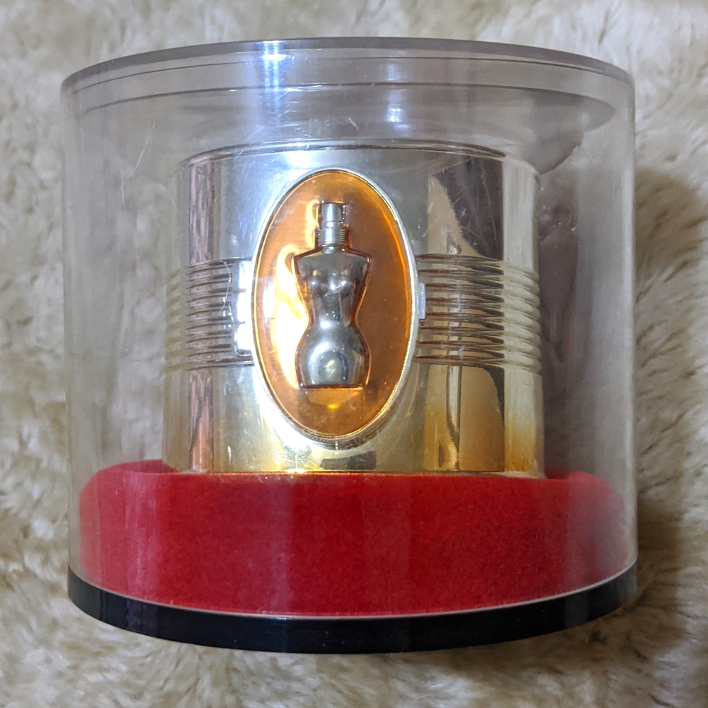 Jean Paul Gaultier Perfume Silver Cuff Bracelet. Rare and Unused!!!!!